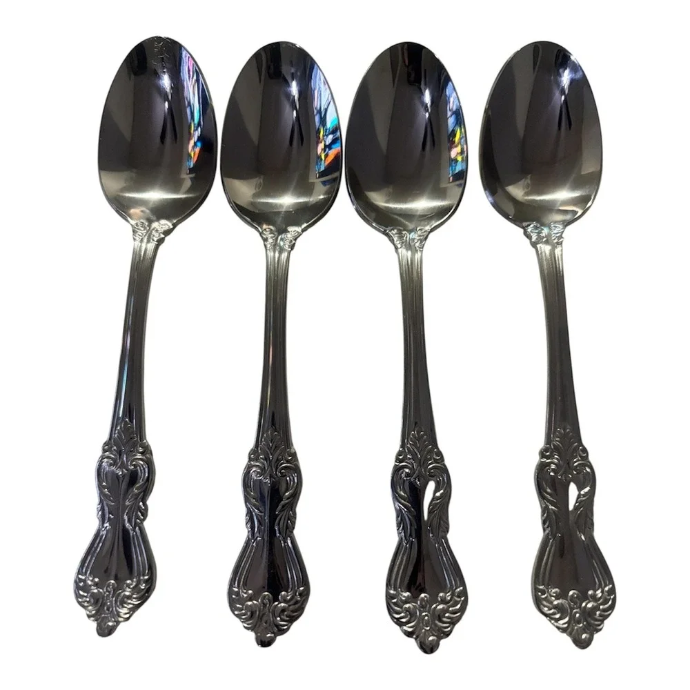4 Reed & Barton Select MARLBOROUGH glossy 18/10 Stainless 6.25